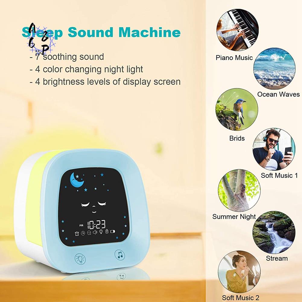 Sound Sleep Trainer Clock - A68P-1 Wecker-Set, Wecker für Kinder, Schlaftrainer-Uhr
