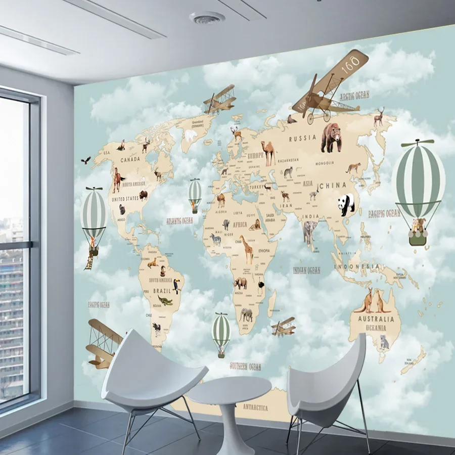 Baby Nursery Mural Wallpaper - Kontakt-Wandtapeten Heimdekoration Kunst Abzieh- und Aufkleb-Tapeten