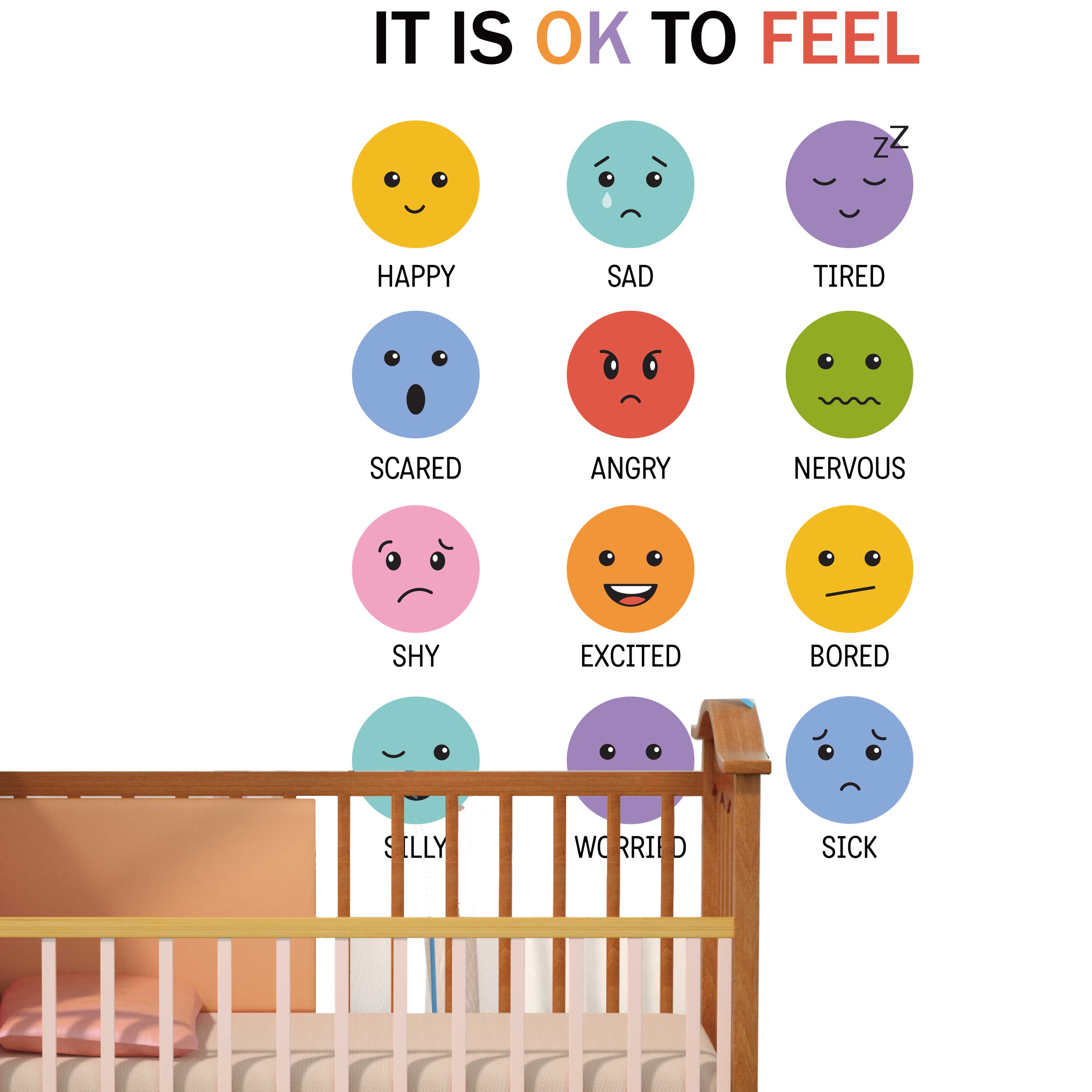 3D Bunte 12 Arten von Emoticon – Baby Nursery Furniture Bewertung und Preis