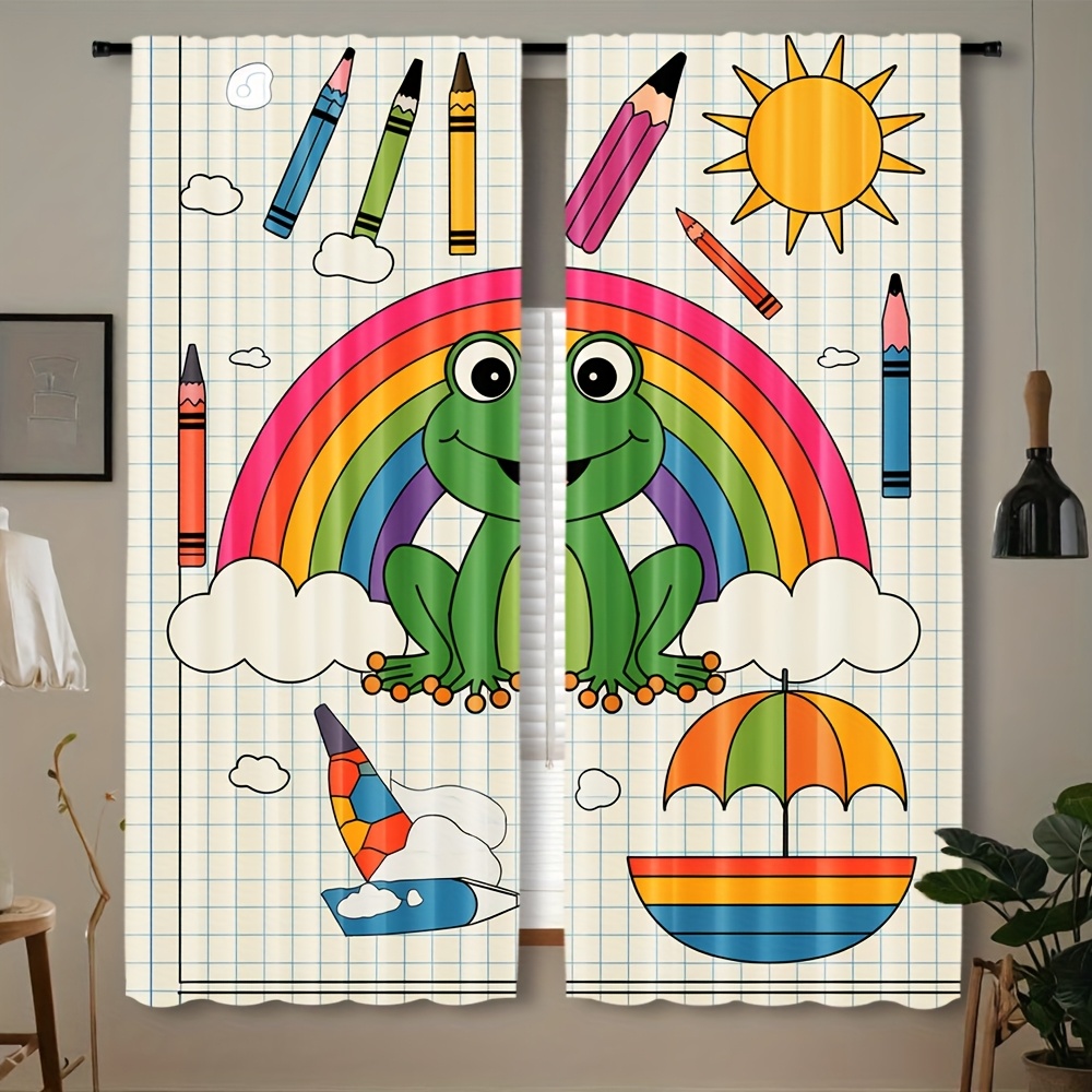 Niedlicher Regenbogen-Frosch-V – Baby Nursery Animal Theme Bewertung und Preis