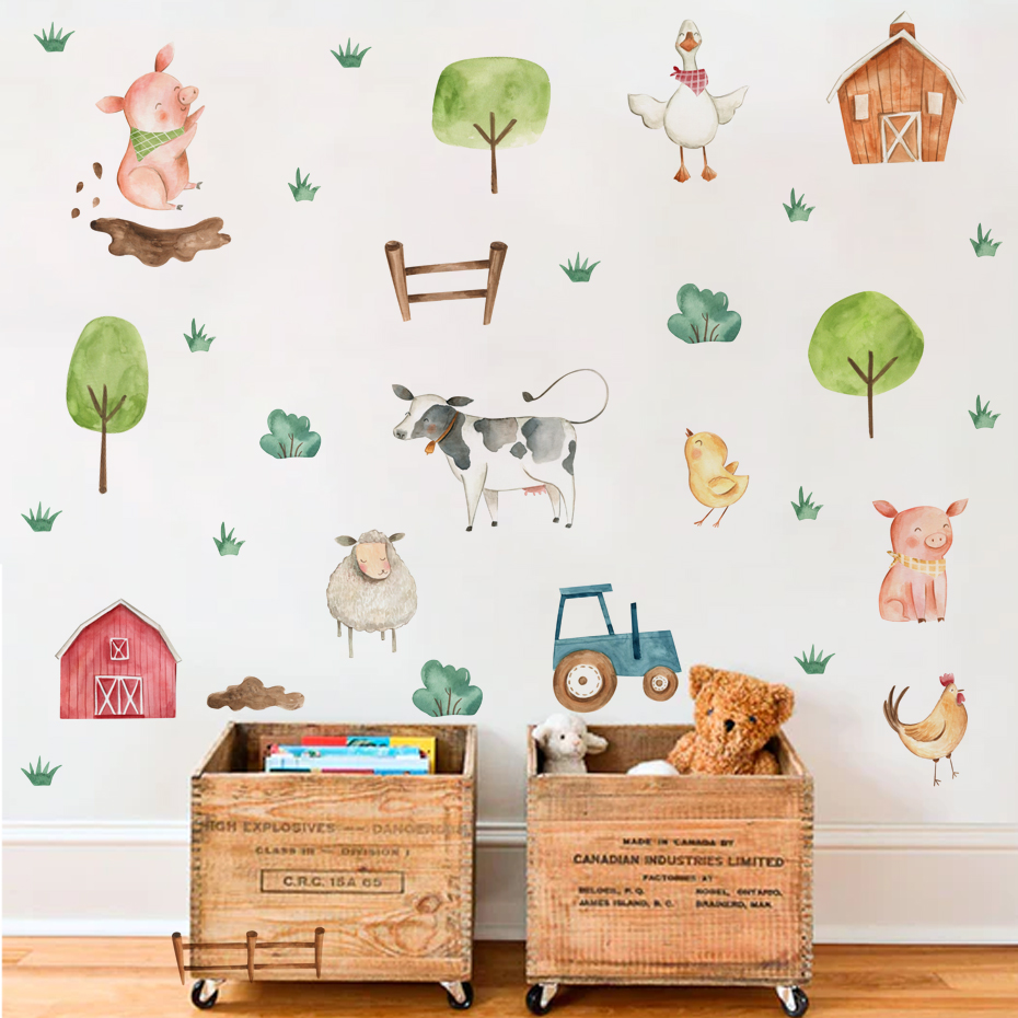 Boho Aquarell süße Bauernhof T – Baby Nursery Furniture Bewertung und Preis