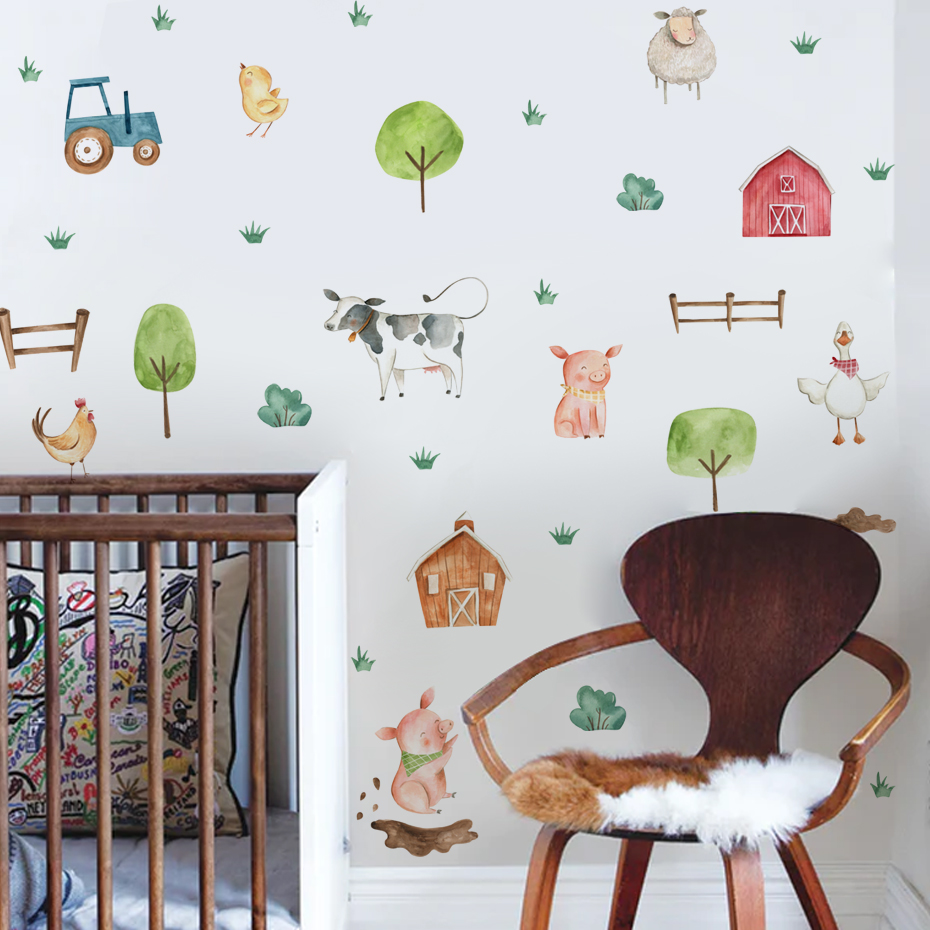 Boho Aquarell süße Bauernhof T – Baby Nursery Furniture Bewertung und Preis