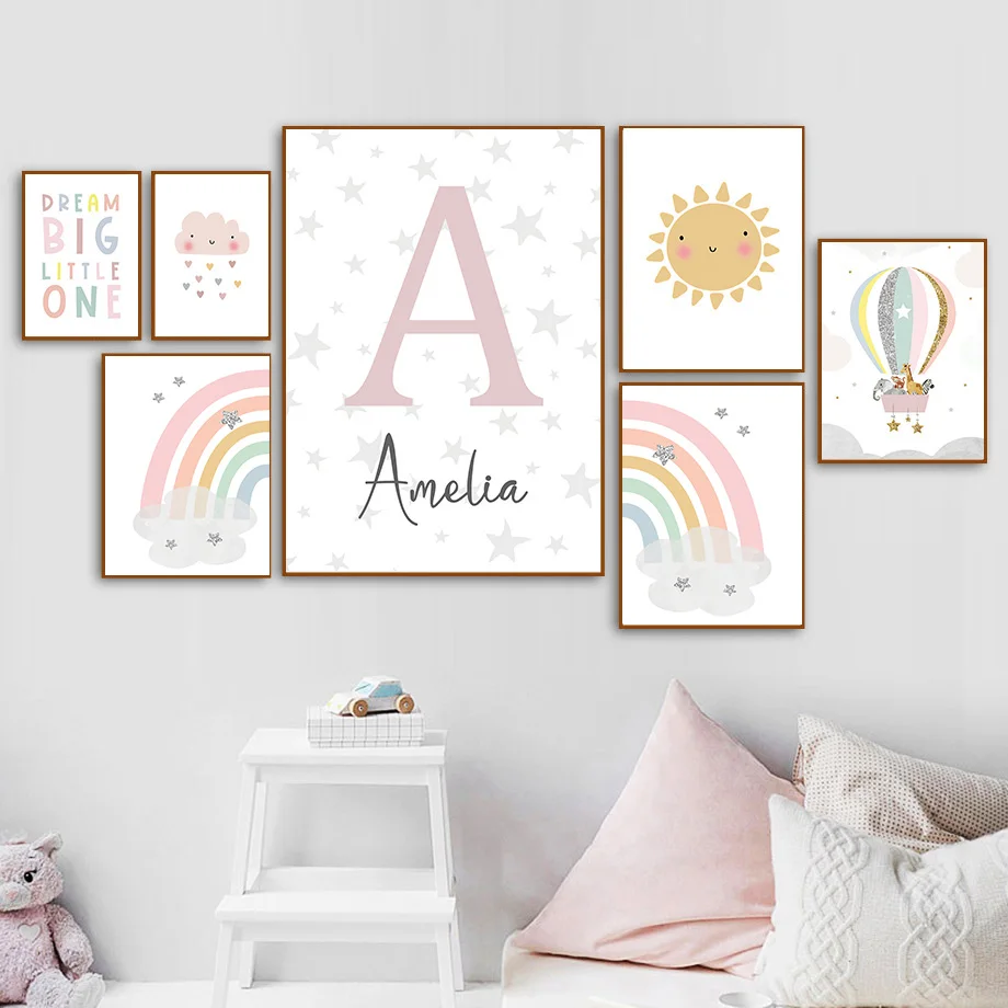 Giraffe Elefant Heißluftballon – Baby Nursery Prints Bewertung und Preis