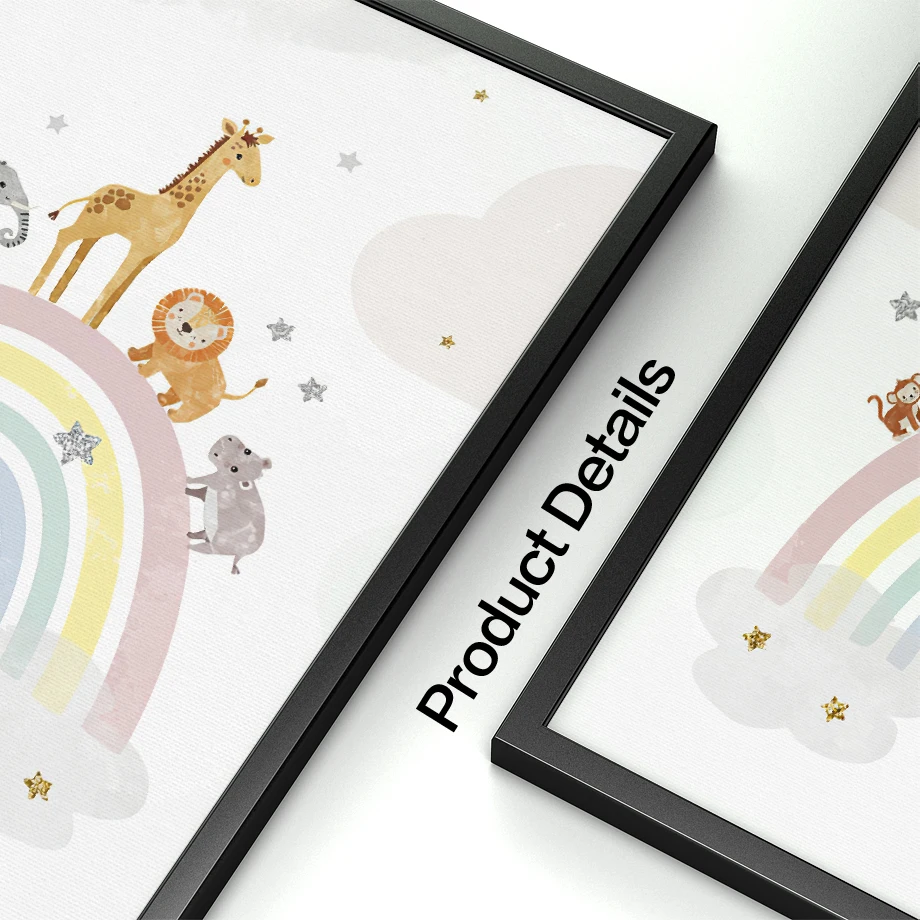 Giraffe Elefant Heißluftballon – Baby Nursery Prints Bewertung und Preis