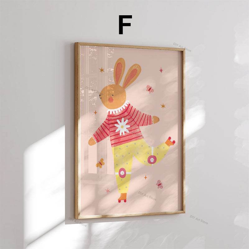 Lustige Cartoon-Tier Kinderzim – Baby Nursery Prints Bewertung und Preis