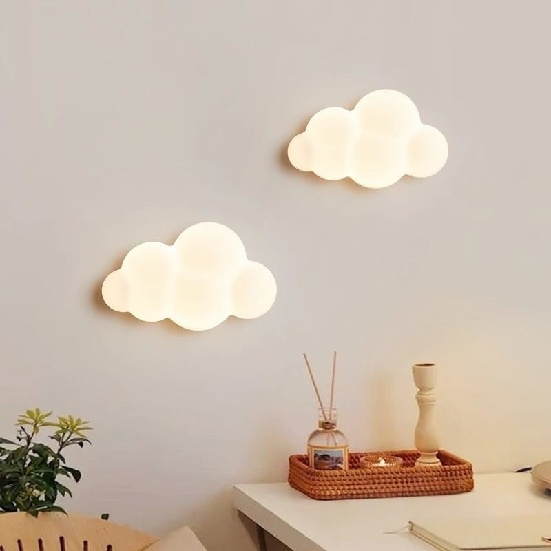 Weiße Wolken-Wandleuchten Kind – Baby Nursery Knobs Bewertung und Preis