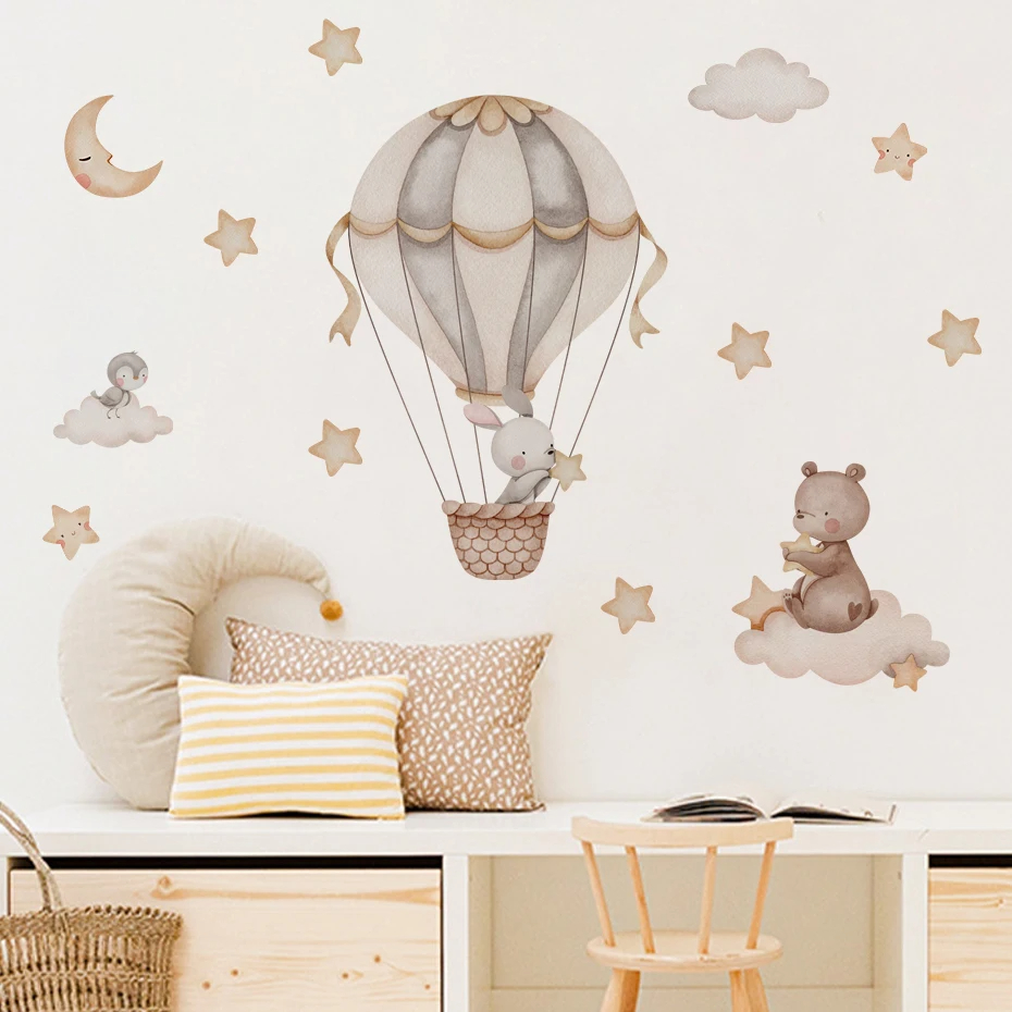 Aquarell Bär Heißluftballon Wo – Baby Nursery Furniture Bewertung und Preis