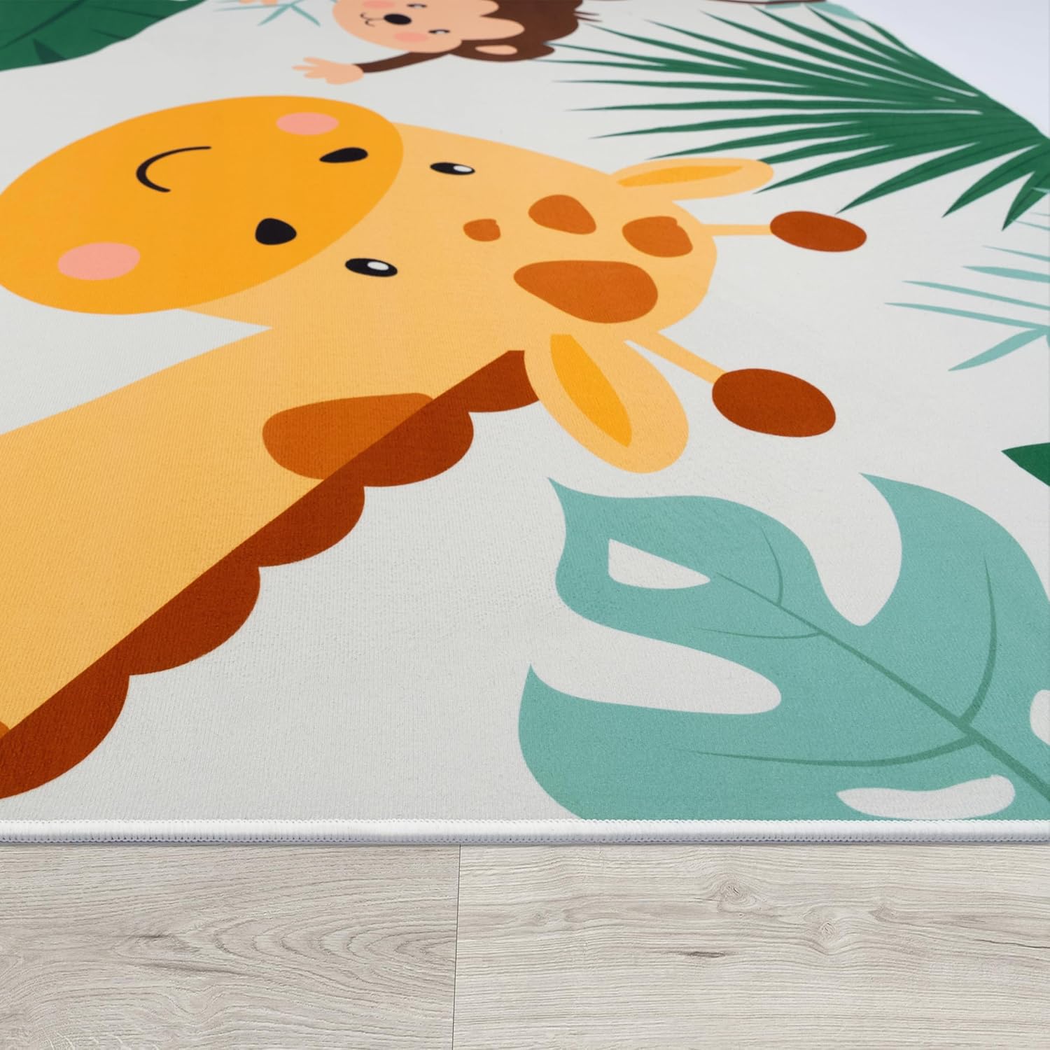 Weiche Runde Spielmatte mit Ds – Baby Nursery Animal Theme Bewertung und Preis