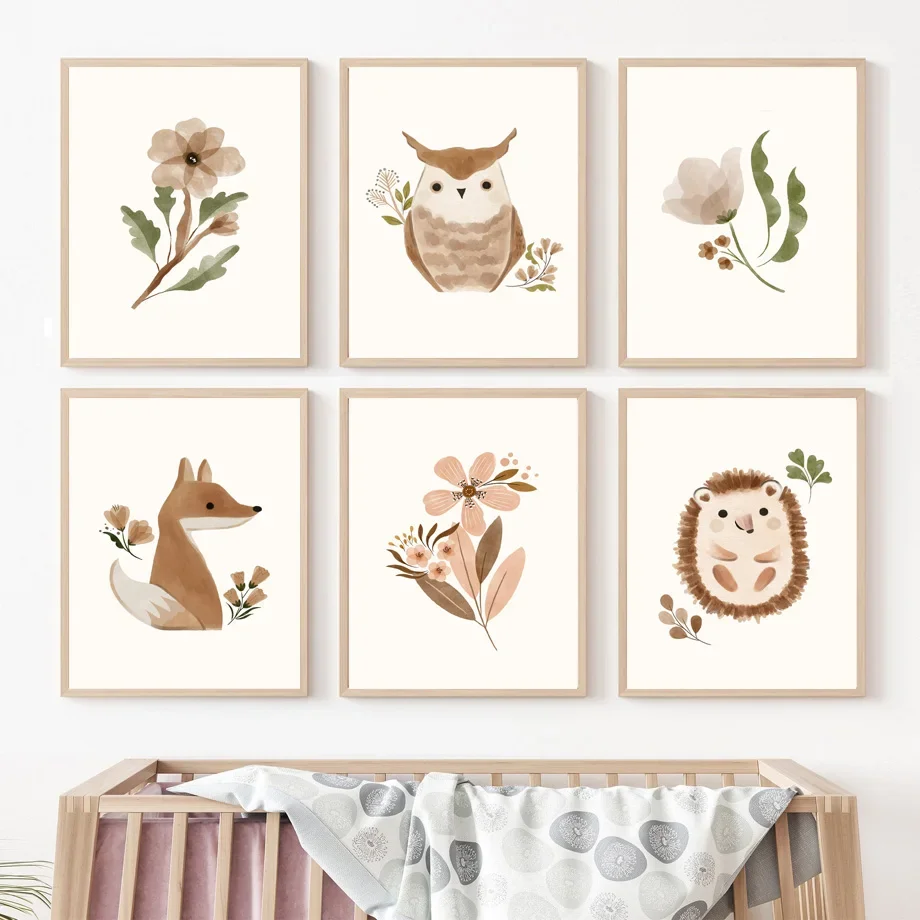 Waldtier-Wandkunst für Kinderz – Baby Nursery Animal Theme Bewertung und Preis