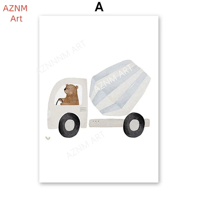 Niedliche Boho-Bären, Krane, B – Baby Nursery Prints Bewertung und Preis