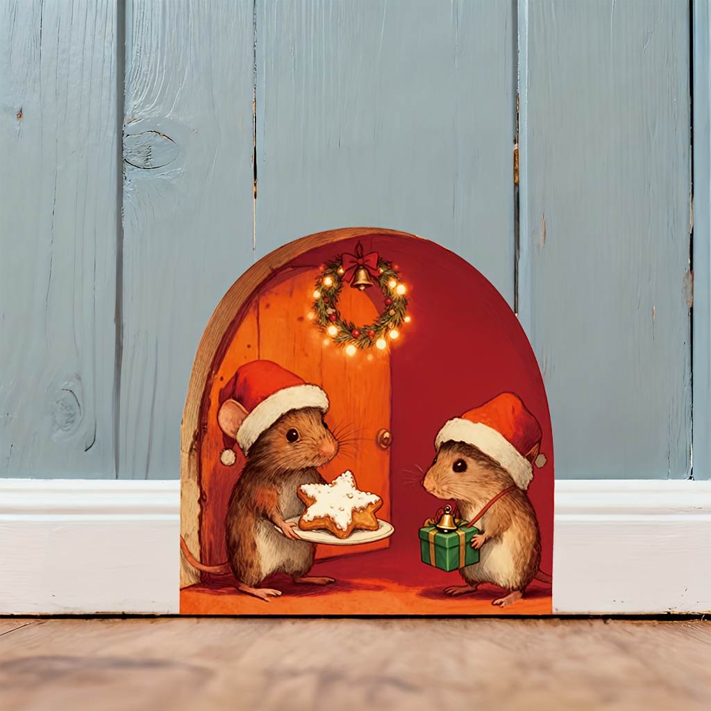 Festlicher Weihnachts-Mäuseloc – Baby Nursery Mural Wallpaper Bewertung und Preis