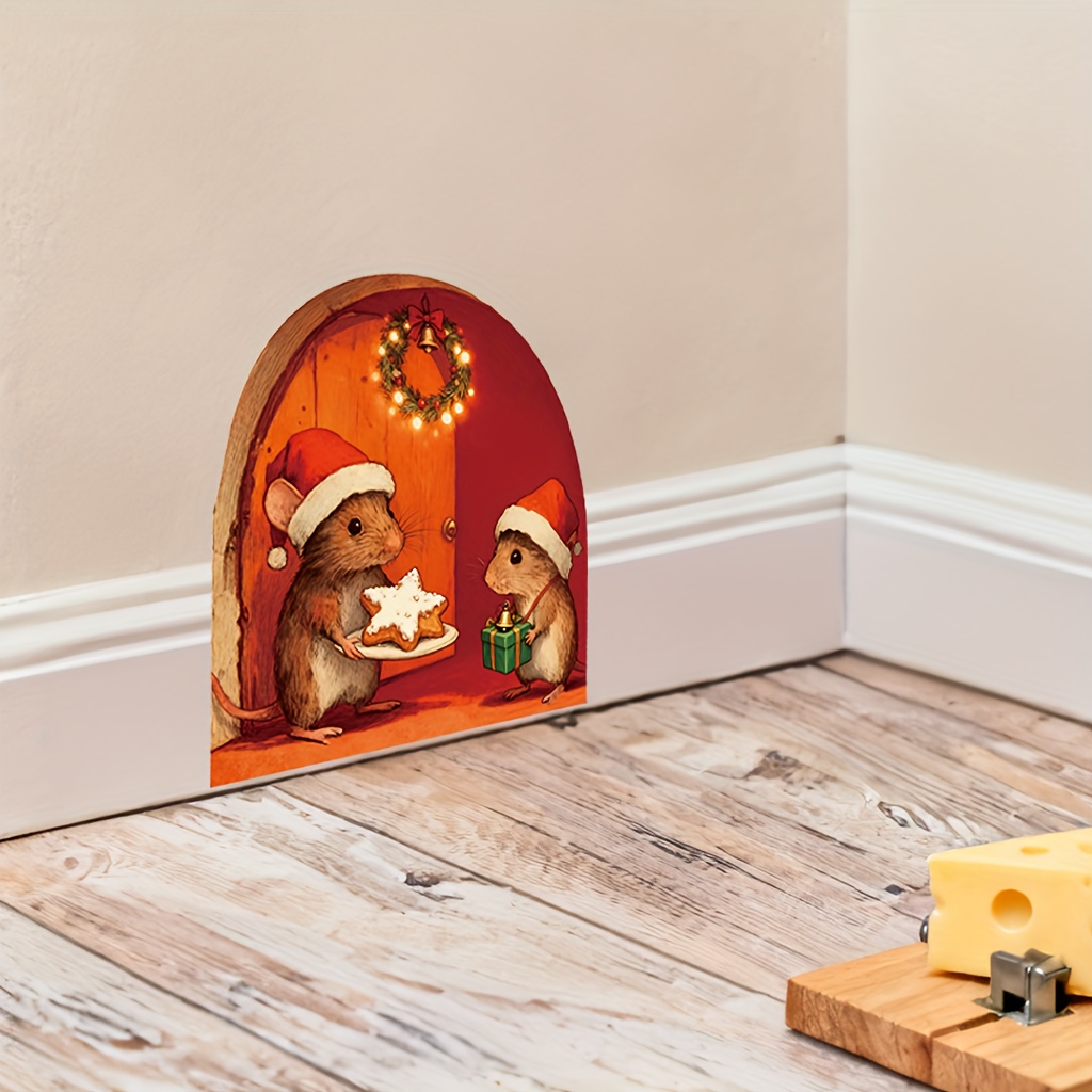 Festlicher Weihnachts-Mäuseloc – Baby Nursery Mural Wallpaper Bewertung und Preis