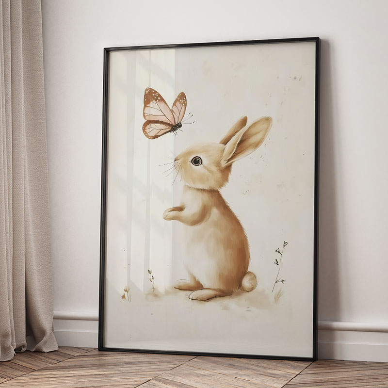 Bär, Hase, Fuchs, Hirsch, Eich – Baby Nursery Prints Bewertung und Preis