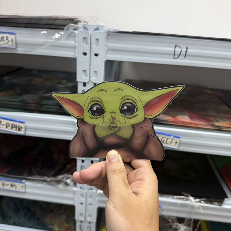 Anime Cartoon Baby Yoda 3D Mot – Baby Yoda Nursery Decor Bewertung und Preis