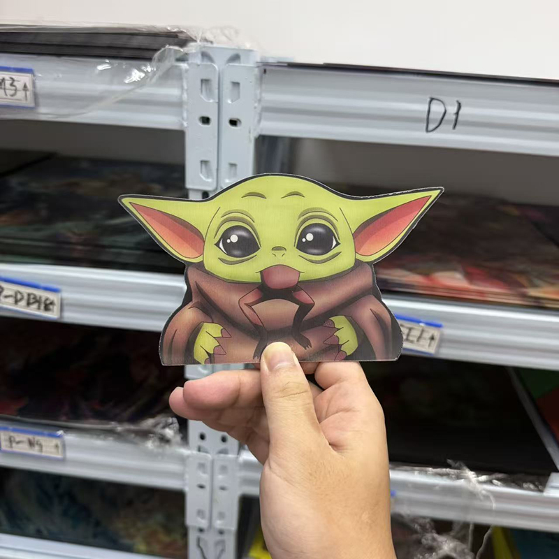 Anime Cartoon Baby Yoda 3D Mot – Baby Yoda Nursery Decor Bewertung und Preis