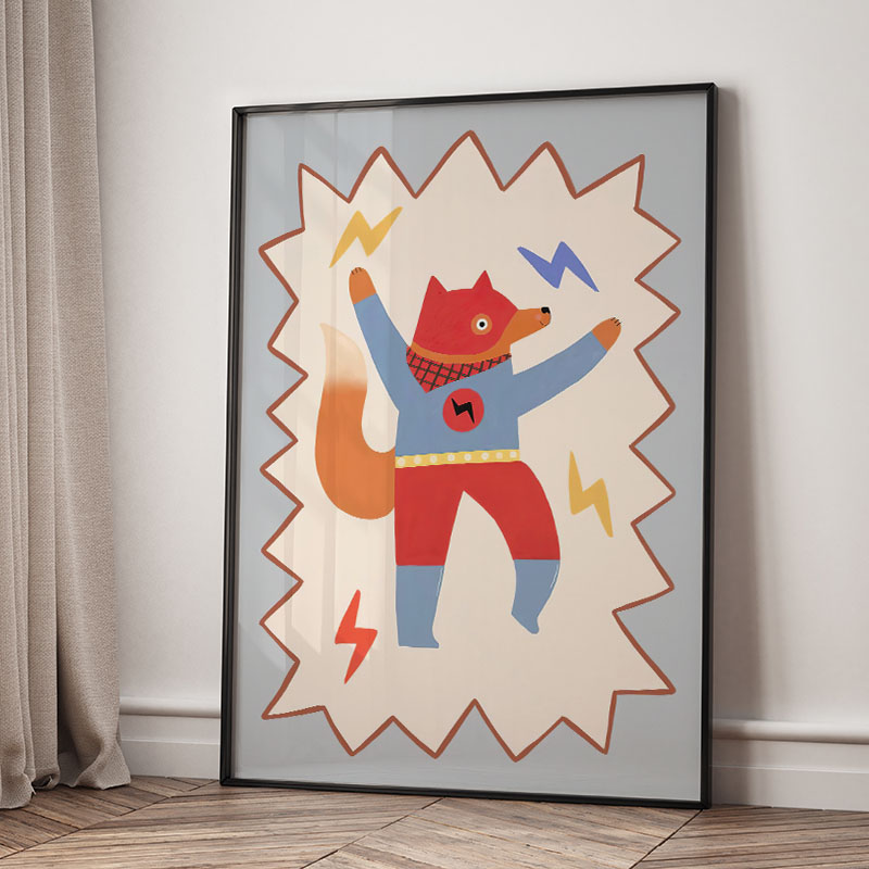 Lustige Cartoon-Wandkunst für  – Baby Nursery Prints Bewertung und Preis